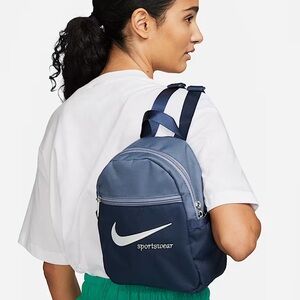 Nike Sportswear Futura Mini Blue Backpack Bag